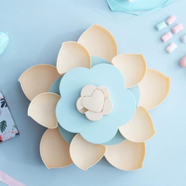 dishes & plates petal-shape rotating snack box candy tray storage wedding double-deck dried fruit organizer
dishes & plates petal-shape rotating snack box candy tray storage wedding double-deck dried fruit organizer