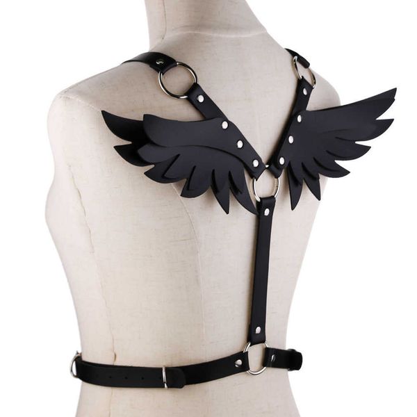 wings leather body harness woman fashion goth punk strap festival girls lingerie cosplay jewelry p0811, Silver
wings leather body harness woman fashion goth punk strap festival girls lingerie cosplay jewelry p0811, Silver