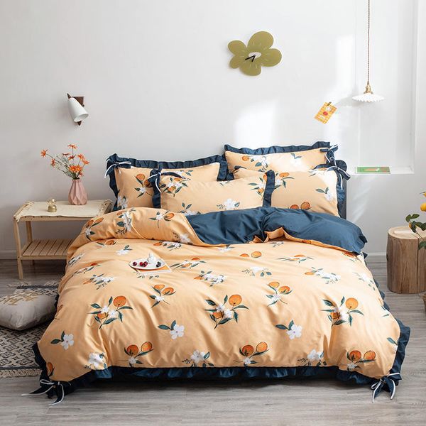 spring and autumn lotus leaf 4-piece set of frosted korean princess girl heart double quilt sheet bedding
spring and autumn lotus leaf 4-piece set of frosted korean princess girl heart double quilt sheet bedding