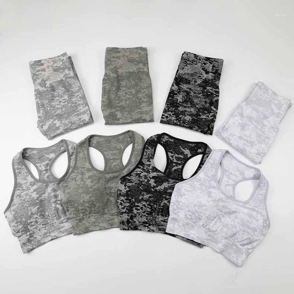 yoga outfit camouflage seamless women's tracksuit padded push up sports bra high waist pants fitness breathable soft leggings set
yoga outfit camouflage seamless women's tracksuit padded push up sports bra high waist pants fitness breathable soft leggings set