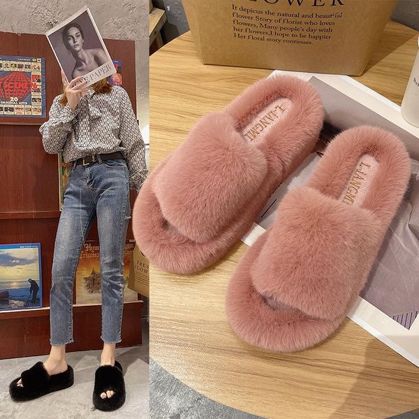 slippers net red plush women's candy color indoor and outdoor wear warm cotton in autumn winter, Black
slippers net red plush women's candy color indoor and outdoor wear warm cotton in autumn winter, Black