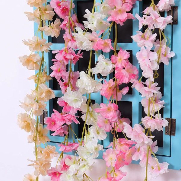 decorative flowers & wreaths sakura cherry blossom rattan wedding arch decoration vine artificial home decor diy silk ivy wall hanging garla
decorative flowers & wreaths sakura cherry blossom rattan wedding arch decoration vine artificial home decor diy silk ivy wall hanging garla