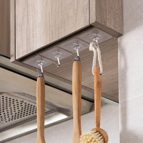 hooks & rails 5pcs transparent strong self adhesive door wall hangers suction heavy load rack cup sucker for kitchen bathroom
hooks & rails 5pcs transparent strong self adhesive door wall hangers suction heavy load rack cup sucker for kitchen bathroom
