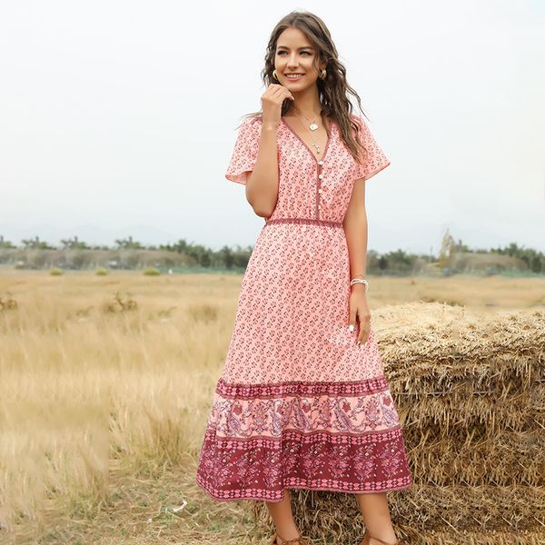 jumpsuit red v neck spring summer boho for women short sleeve floral print ruffles female mid-calf s vestidos bohemian, Black;white
jumpsuit red v neck spring summer boho for women short sleeve floral print ruffles female mid-calf s vestidos bohemian, Black;white