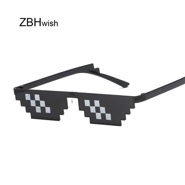 glasses 8-bit mlg pixelated sunglasses women's brand thug life party glasses women's vintage women's glasses, Silver
glasses 8-bit mlg pixelated sunglasses women's brand thug life party glasses women's vintage women's glasses, Silver