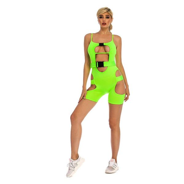 women's jumpsuits & rompers short jumpsuit yellow neon sports ropa mujer women hollow buckle clothes mono corto, Black;white
women's jumpsuits & rompers short jumpsuit yellow neon sports ropa mujer women hollow buckle clothes mono corto, Black;white