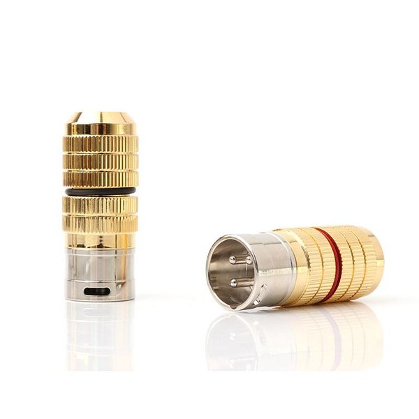 smart power plugs 2 red white cgf hifi xlr plug high-end gold cable 3 pins connector for diy
smart power plugs 2 red white cgf hifi xlr plug high-end gold cable 3 pins connector for diy
