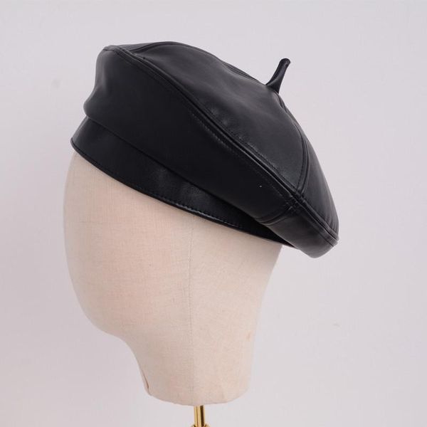 stingy brim hats 2022 soft pu berets elegant textured painter sboy women trendy solid color flat top, Blue;gray
stingy brim hats 2022 soft pu berets elegant textured painter sboy women trendy solid color flat top, Blue;gray