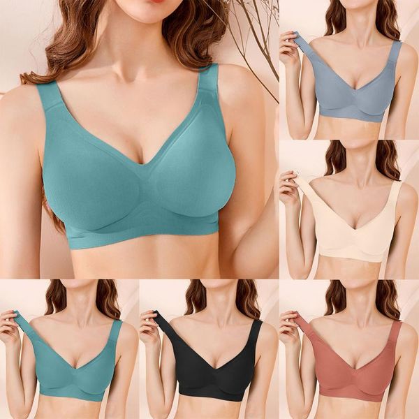 camisoles & tanks women's bra soft cotton front-close bralette vest unrimmed back adjustable wide-shoulder sports plus size underwear, Black;white
camisoles & tanks women's bra soft cotton front-close bralette vest unrimmed back adjustable wide-shoulder sports plus size underwear, Black;white