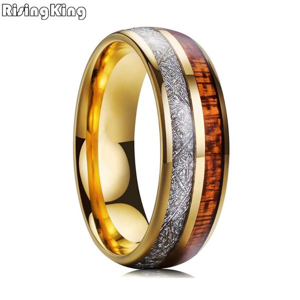 wedding rings koa wood and meteorite inlay tungsten carbide band ring drop, Slivery;golden
wedding rings koa wood and meteorite inlay tungsten carbide band ring drop, Slivery;golden