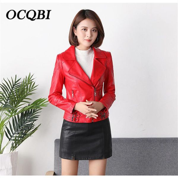 spring bomber pu jacket plus size fashion slim zipper women coats and jackets korean style women's, Black;brown
spring bomber pu jacket plus size fashion slim zipper women coats and jackets korean style women's, Black;brown