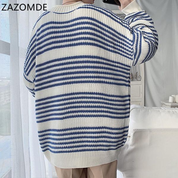 men's sweaters men autumn knit sweater crew neck wide striped pattern korean fashion fall warm wool clothing 2021, White;black
men's sweaters men autumn knit sweater crew neck wide striped pattern korean fashion fall warm wool clothing 2021, White;black