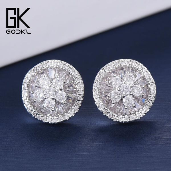 fashion korean flower stud earrings for women wedding cubic zirconia crystal cz bohemian dubai bridal, Golden;silver
fashion korean flower stud earrings for women wedding cubic zirconia crystal cz bohemian dubai bridal, Golden;silver