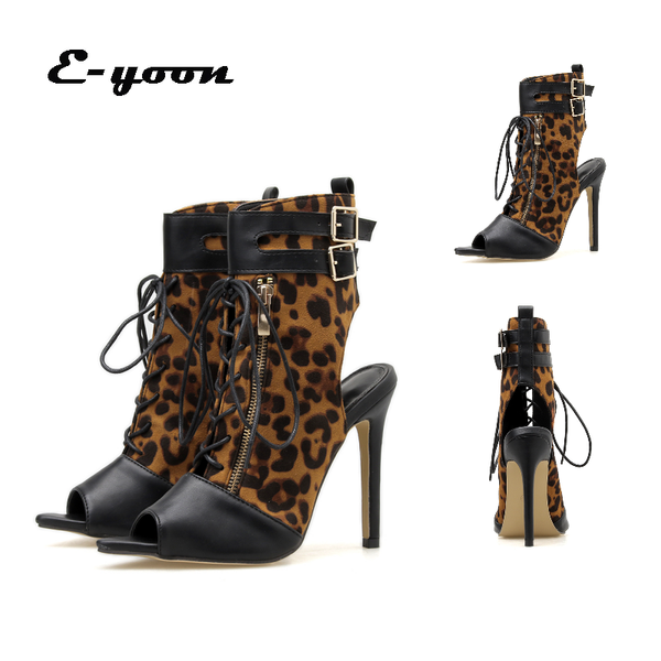 sandals fashion shoes women stripper ankle strap girls leopard high heels sandal females boots, Black
sandals fashion shoes women stripper ankle strap girls leopard high heels sandal females boots, Black