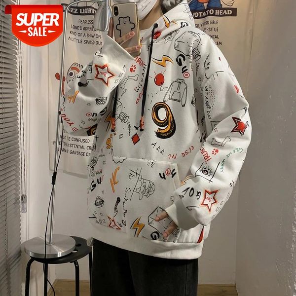 men's thicken comic printing coats cotton clothes hooded hoodies casual fashion pullover loose male sweatshirts big size m-5xl #gs4o, Black
men's thicken comic printing coats cotton clothes hooded hoodies casual fashion pullover loose male sweatshirts big size m-5xl #gs4o, Black