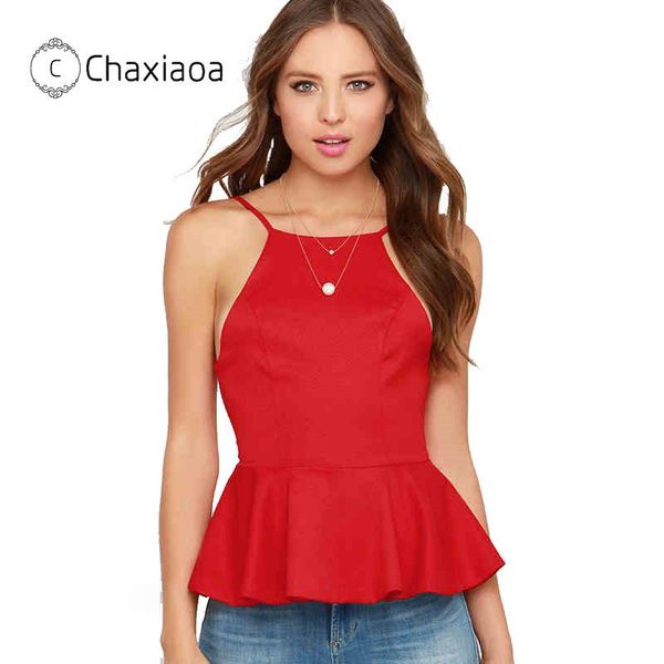 women's tanks & camis chaxiaoa tank women summer solid rufflus camisoles spaghetti strap backless female trendy casual x207, White
women's tanks & camis chaxiaoa tank women summer solid rufflus camisoles spaghetti strap backless female trendy casual x207, White