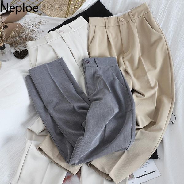 women's pants & capris neploe high waist hip basic simple women work style office lady casual straight solid pantalones loose pocket tr, Black;white
women's pants & capris neploe high waist hip basic simple women work style office lady casual straight solid pantalones loose pocket tr, Black;white