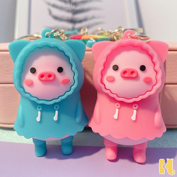2021 fashion keychain cartoon creative cute umbrella pig key ring chain fashion bag pendant small gift couple doll, Silver
2021 fashion keychain cartoon creative cute umbrella pig key ring chain fashion bag pendant small gift couple doll, Silver