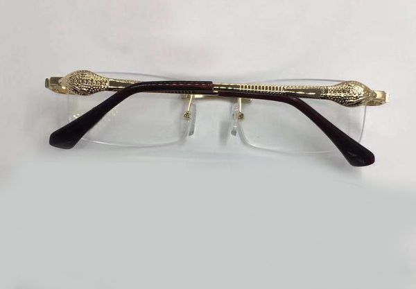 vintage eyeglasses gold rimless frame clear lens glasses optical frameless style finish sunglasses frames for men eyewear with box, Black
vintage eyeglasses gold rimless frame clear lens glasses optical frameless style finish sunglasses frames for men eyewear with box, Black