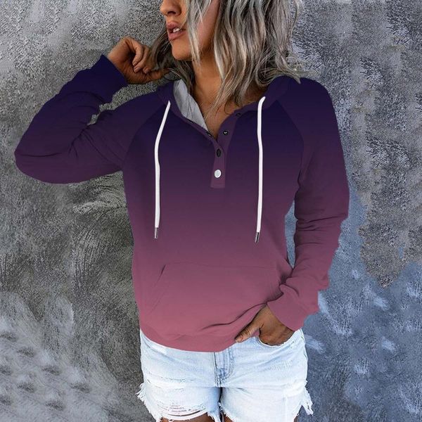 women's hoodies & sweatshirts gradient color womens hooded sweatshirt winter autumn casual long sleeve loose harajuku streetwear sudade, Black
women's hoodies & sweatshirts gradient color womens hooded sweatshirt winter autumn casual long sleeve loose harajuku streetwear sudade, Black