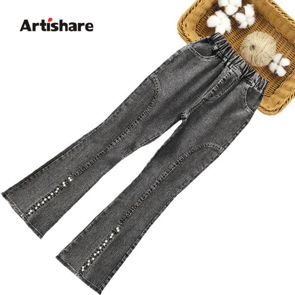 jeans girl solid color casual style kids spring autumn children's clothing 6 8 10 12 14, Blue 
jeans girl solid color casual style kids spring autumn children's clothing 6 8 10 12 14, Blue