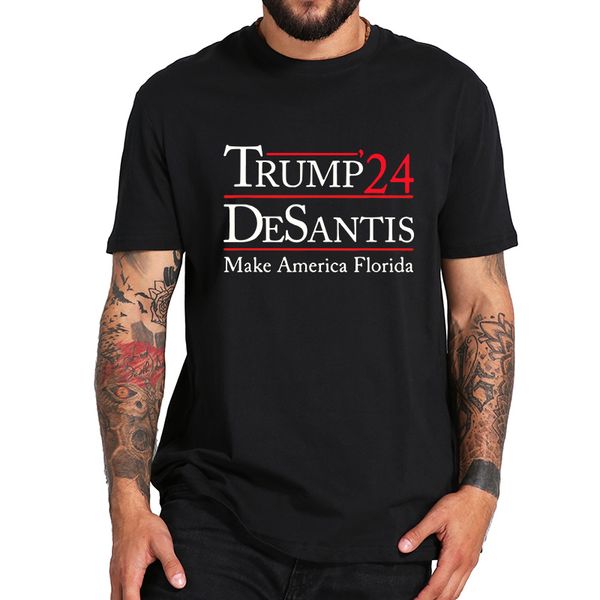 ccccsporttrump desantis make america florida 2024 election t-shirt designed letter printing tee comfortable 100% cotton men shirt, Black;yellow
ccccsporttrump desantis make america florida 2024 election t-shirt designed letter printing tee comfortable 100% cotton men shirt, Black;yellow