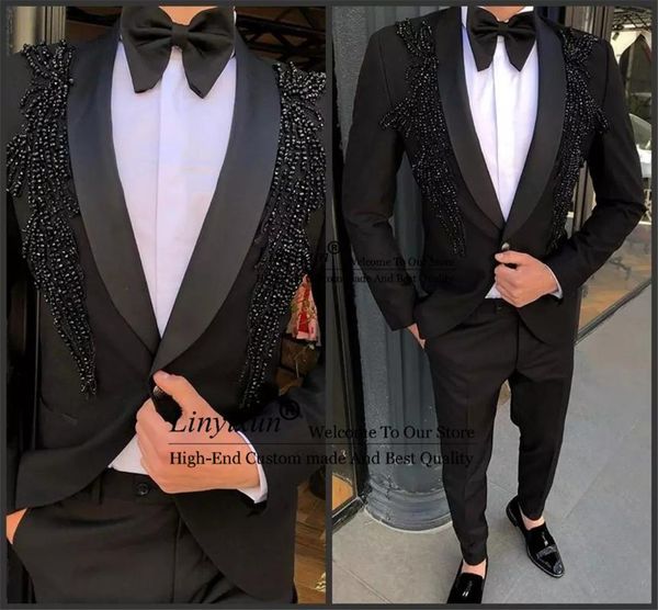 men's suits & blazers fashion luxury beading men prom party blazer costume homme terno masculino groom wear wedding 2 pcs(jacket+pant), White;black
men's suits & blazers fashion luxury beading men prom party blazer costume homme terno masculino groom wear wedding 2 pcs(jacket+pant), White;black