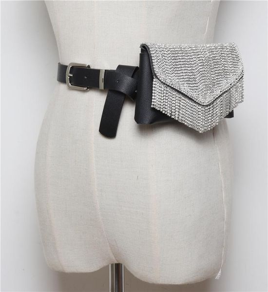 waist bags blingbling rhinestone fringe tassel packs women detachable pu leather belt with phone bag street wallet chest
waist bags blingbling rhinestone fringe tassel packs women detachable pu leather belt with phone bag street wallet chest