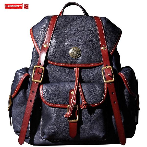 backpack genuine leather men male travel backpacks vegetable tanned schoolbag cowhide retro handmade original bags
backpack genuine leather men male travel backpacks vegetable tanned schoolbag cowhide retro handmade original bags