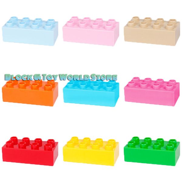 3Pieces/Lot6pcs Diy 2X4dots Thick Bricks Large Particle Accessories Building Blocks Toys For Children Gift
3Pieces/Lot6pcs Diy 2X4dots Thick Bricks Large Particle Accessories Building Blocks Toys For Children Gift