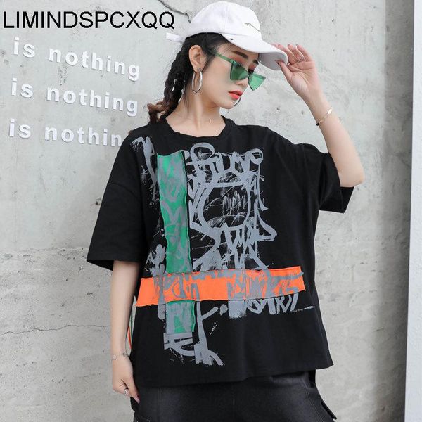 korean fashion style summer streetwear ladies punk holes tshirts women printed cotton tees female casual plus size women's t-shirt, White
korean fashion style summer streetwear ladies punk holes tshirts women printed cotton tees female casual plus size women's t-shirt, White