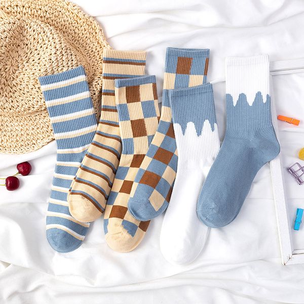 fashion accessories autumn spring middle tube women socks retro plaid stripe cotton ladies socks skateboard streetwear girls sock, Silver
fashion accessories autumn spring middle tube women socks retro plaid stripe cotton ladies socks skateboard streetwear girls sock, Silver