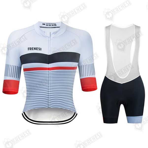 frenesi bicycle team short sleeve women cycling jersey summer breathable bike riding sport clothing sets racing, Black;blue
frenesi bicycle team short sleeve women cycling jersey summer breathable bike riding sport clothing sets racing, Black;blue