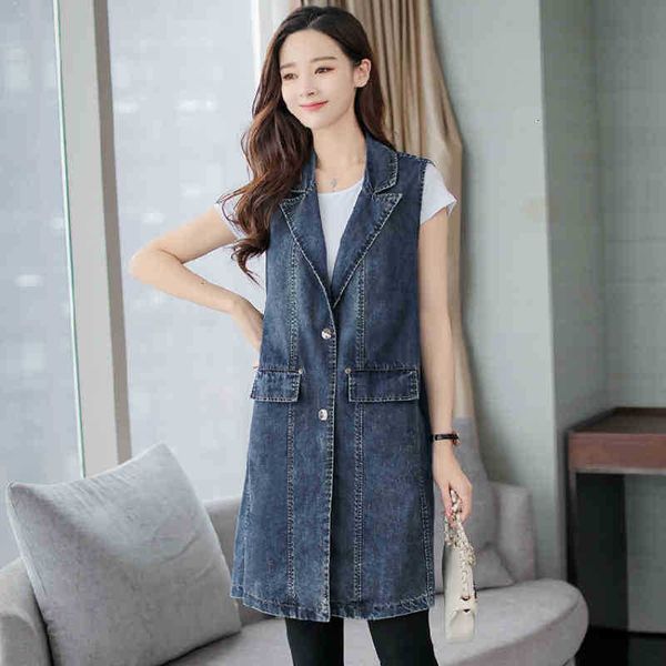 women's vests denim spring summer casual long jeans waistcoat femme fahion sleeveless jacket outerwear plus size goet, Black;white
women's vests denim spring summer casual long jeans waistcoat femme fahion sleeveless jacket outerwear plus size goet, Black;white