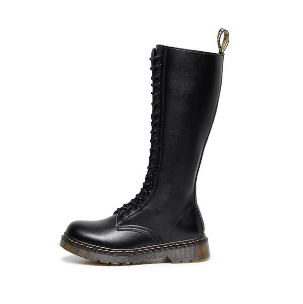 boots women knee high full cow leather warm thick heels motorcycle punk shoes woman, Black
boots women knee high full cow leather warm thick heels motorcycle punk shoes woman, Black