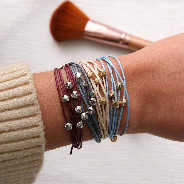 charm bracelets danze fashion adjustable wax string & bangles 4pcs/set handmade friendship for women original jewelry, Golden;silver
charm bracelets danze fashion adjustable wax string & bangles 4pcs/set handmade friendship for women original jewelry, Golden;silver
