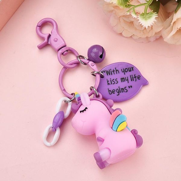 keychains fashion colorful unicorns key chain doll ring gift for women bag pendant jewelry porte clef eh046, Silver
keychains fashion colorful unicorns key chain doll ring gift for women bag pendant jewelry porte clef eh046, Silver