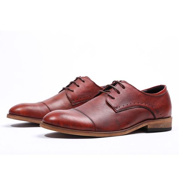 leather man dress shoes fashion slip on oxfords for men genuine lace up formal party wedding, Black
leather man dress shoes fashion slip on oxfords for men genuine lace up formal party wedding, Black