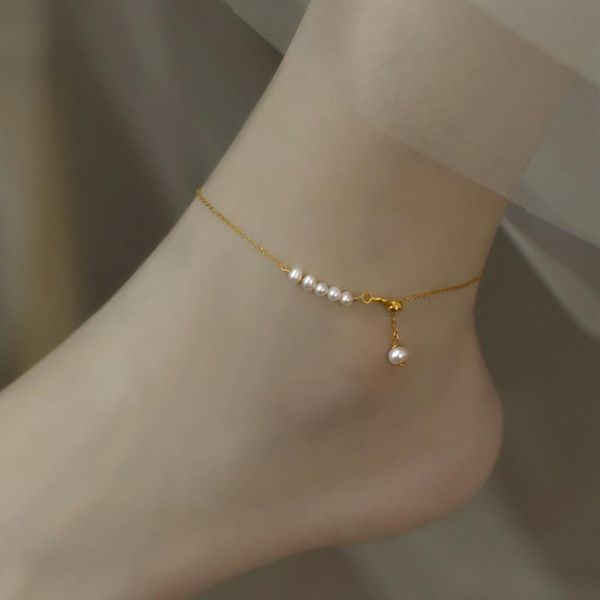 anklets zhixi natural freshwater pearl anklet 14k gold filled exquisite jewelry ladies party adjustable bead handmade anklet,, Red;blue
anklets zhixi natural freshwater pearl anklet 14k gold filled exquisite jewelry ladies party adjustable bead handmade anklet,, Red;blue