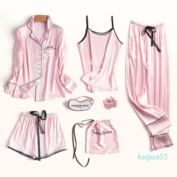 pajamas set women silk summer flower pyjamas female long sleeve shirt pants handwork stitch lingerie striped sleepwear, Black;red
pajamas set women silk summer flower pyjamas female long sleeve shirt pants handwork stitch lingerie striped sleepwear, Black;red
