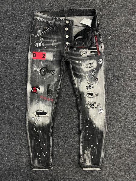 21ss mens jeans designer ripped skinny trousers motorcycle moto biker hole slim men's fashion brand distressed ture denim pants hip hop, Blue
21ss mens jeans designer ripped skinny trousers motorcycle moto biker hole slim men's fashion brand distressed ture denim pants hip hop, Blue