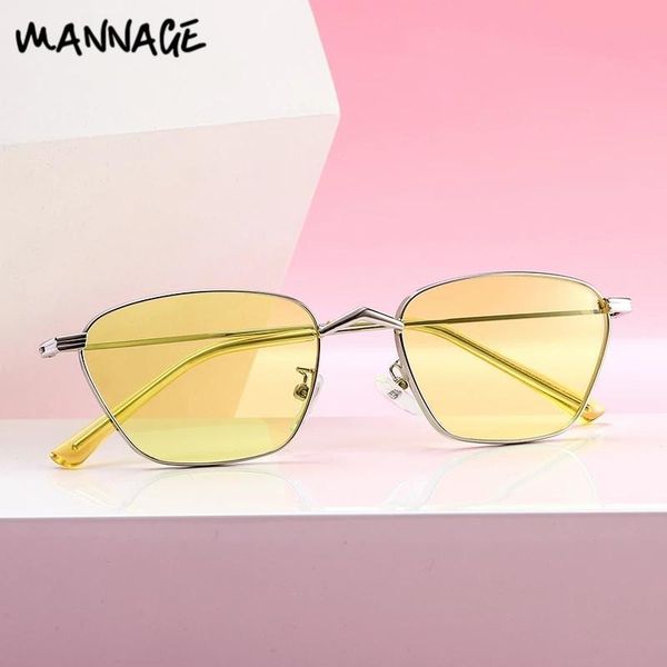 fashion color lens metal frame sunglasses retro woman men glasses square uv400 sun glasses birthday gift items, White;black
fashion color lens metal frame sunglasses retro woman men glasses square uv400 sun glasses birthday gift items, White;black