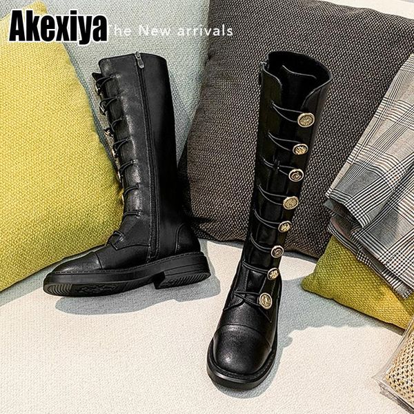 boots 2021 women's autumn and winter personality trendy all-match flat-bottomed round toe long bc1696, Black
boots 2021 women's autumn and winter personality trendy all-match flat-bottomed round toe long bc1696, Black