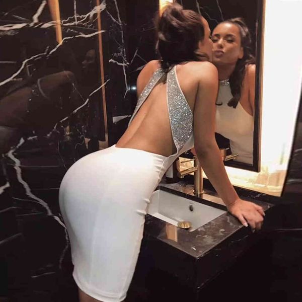 romper adyce summer women white bandage club backless sequined celebrity evening runway party bodycon dress, Black;white
romper adyce summer women white bandage club backless sequined celebrity evening runway party bodycon dress, Black;white