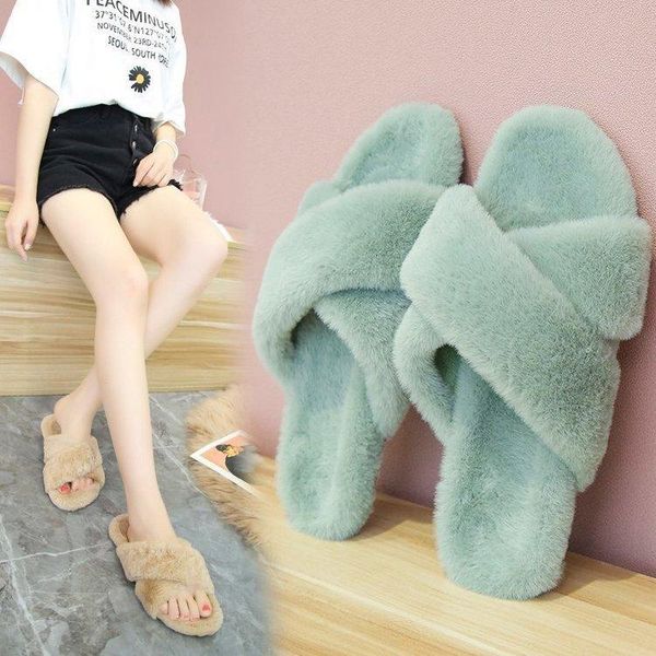 autumn and winter home women's slippers comfortable plush non-slip indoor flat cotton cross fluffy fashion, Black
autumn and winter home women's slippers comfortable plush non-slip indoor flat cotton cross fluffy fashion, Black