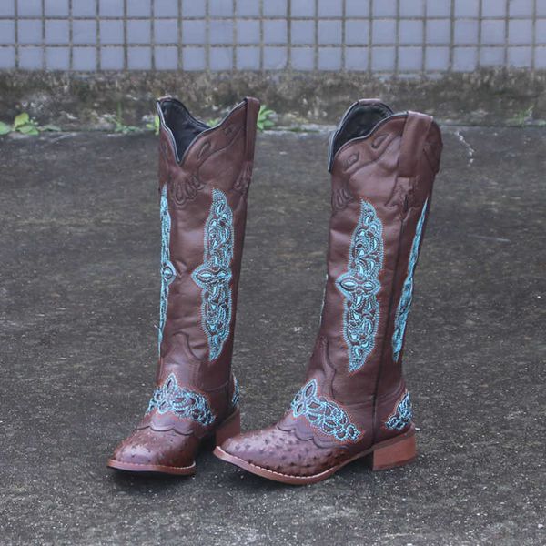 boots new knee high boots women shoes fashion embroider leather low heels western cowboy riding boots female footwear plus size 43g221111, Black
boots new knee high boots women shoes fashion embroider leather low heels western cowboy riding boots female footwear plus size 43g221111, Black