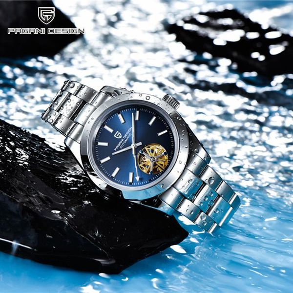 wristwatches pagani design men's watch synthetic sapphire glass 100m waterproof wristwatch stainless steel automatic mechanical male wa, Slivery;brown
wristwatches pagani design men's watch synthetic sapphire glass 100m waterproof wristwatch stainless steel automatic mechanical male wa, Slivery;brown