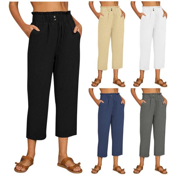 women's pants & capris autumn cotton linen capri women loose classic white mid waisted for solid calf-length pink pencil trousers, Black;white
women's pants & capris autumn cotton linen capri women loose classic white mid waisted for solid calf-length pink pencil trousers, Black;white