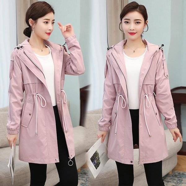 women's trench coats women autumn spring hooded drawstring pocket zipper long outwear plus size elegant ladies fashion windbreaker, Tan;black
women's trench coats women autumn spring hooded drawstring pocket zipper long outwear plus size elegant ladies fashion windbreaker, Tan;black