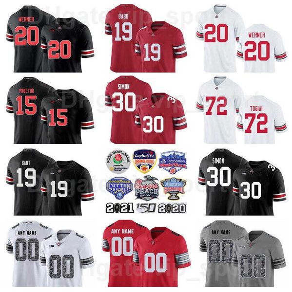 ncaa college ohio state buckeyes football 41 josh proctor jersey men 19 gant 30 cody simon 32 treveyon henderson 20 pete werner stitched uni, Black
ncaa college ohio state buckeyes football 41 josh proctor jersey men 19 gant 30 cody simon 32 treveyon henderson 20 pete werner stitched uni, Black